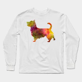 Australian Terrier in watercolor Long Sleeve T-Shirt